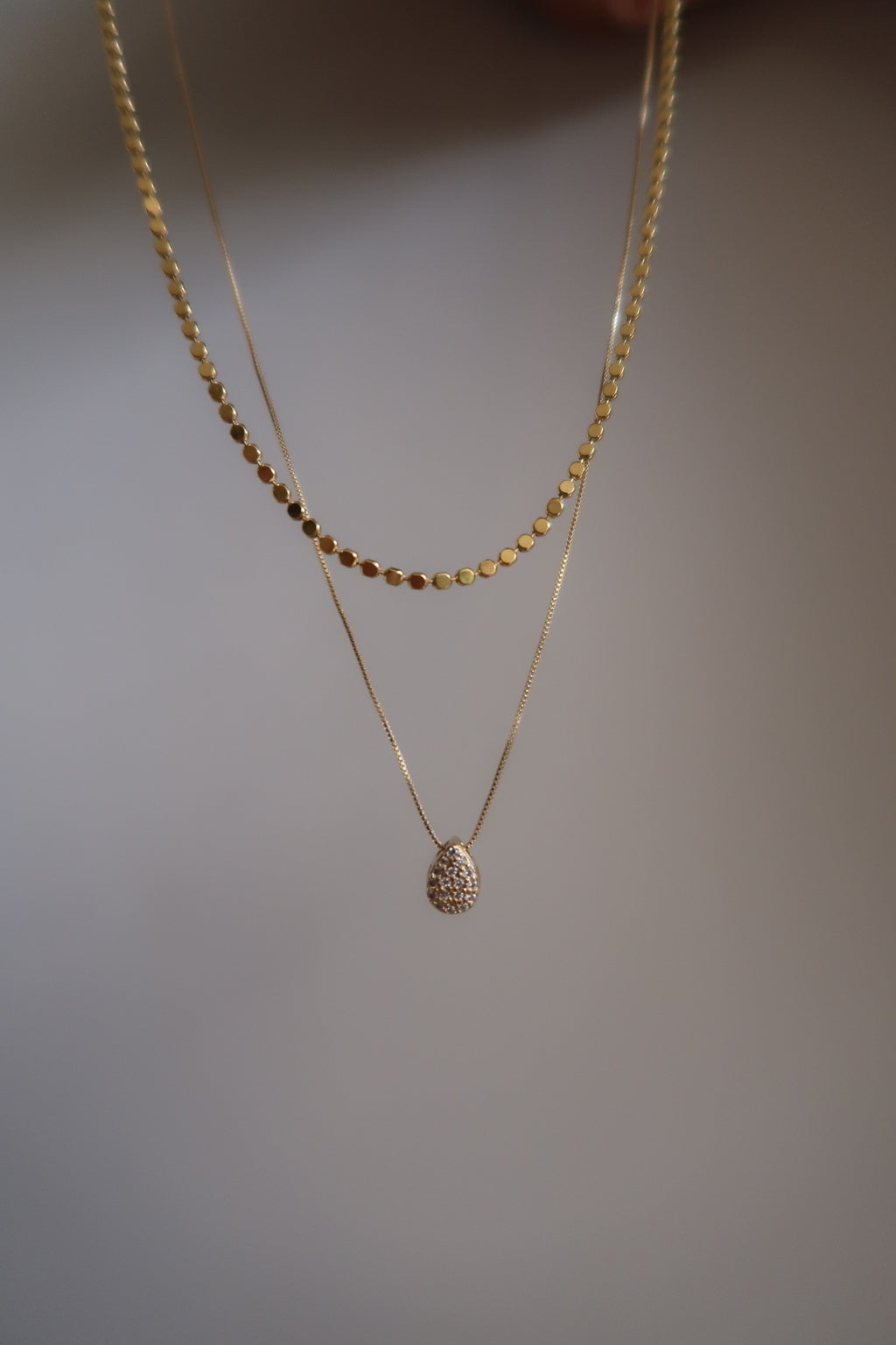 Colar mini gota
