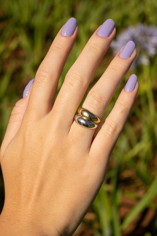 Anel Bold ajustável Dourado