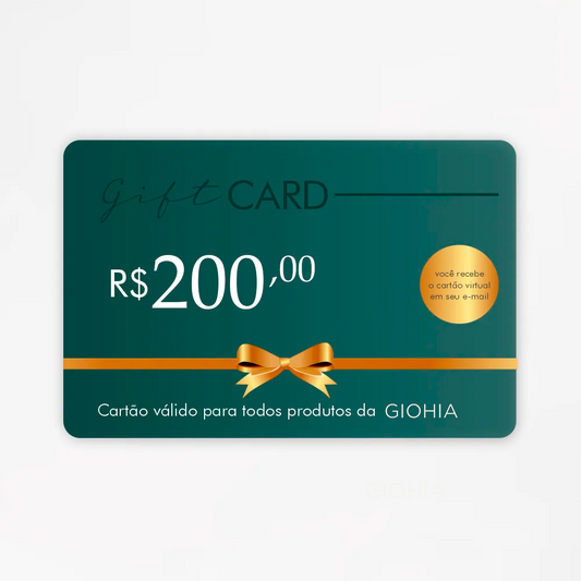 Cartão Presente GIOHIA