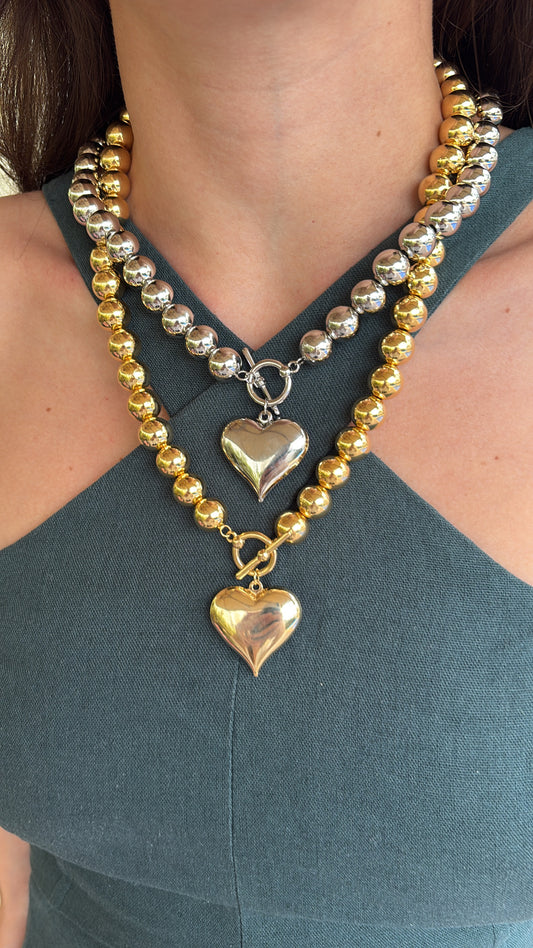 Maxi Colar coração