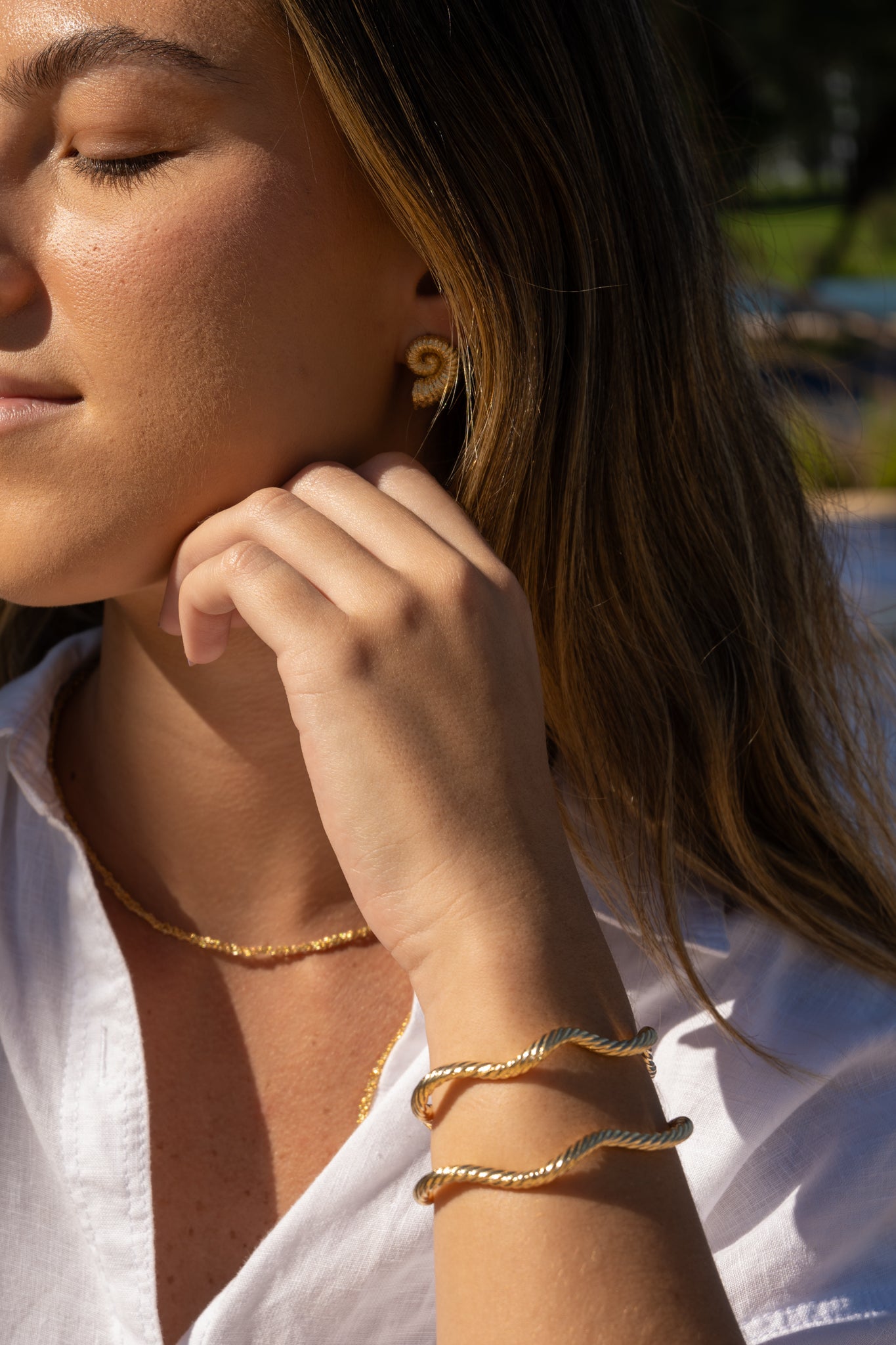 Bracelete wave texturizado