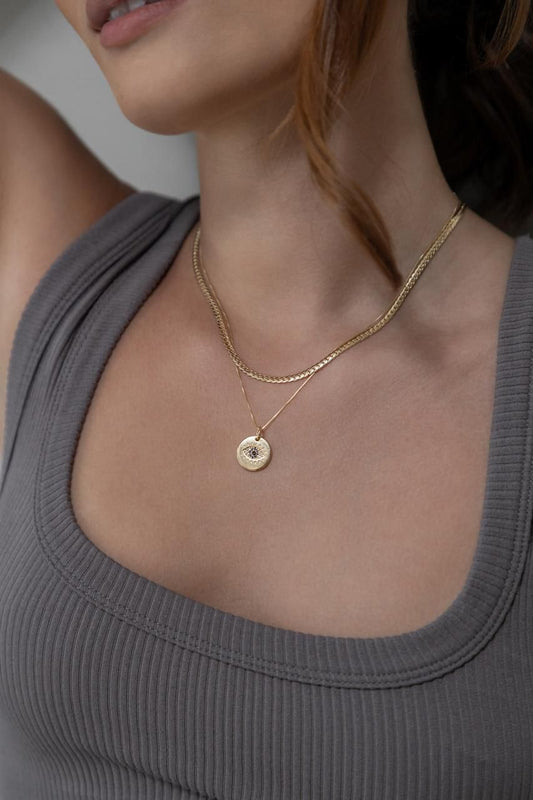 Colar medalha Olho Grego