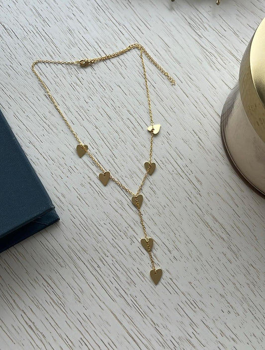 Colar Corações Gravatinha