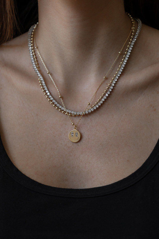 Colar Smile Zircônia