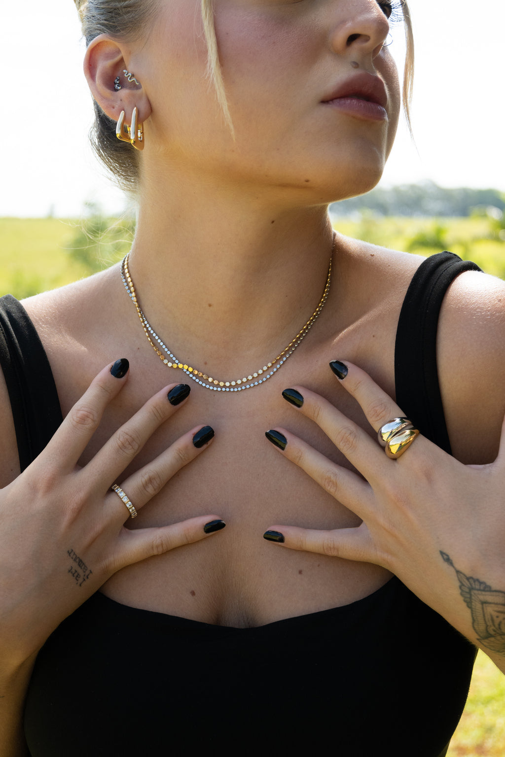 Choker serena ouro