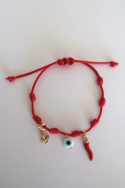 Pingente olho grego branco