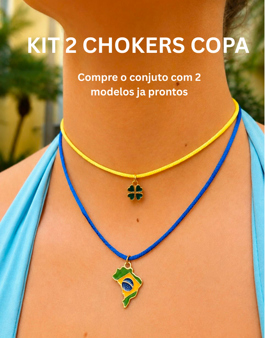 KIT 2 chokers Copa