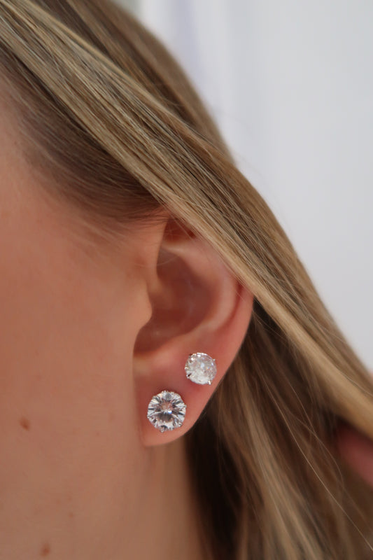 Dupla Brincos Solitário