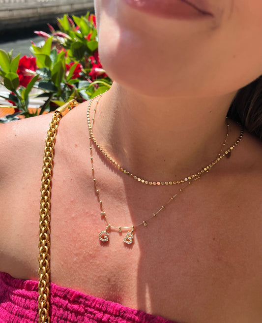 colar personalizavel nome ou iniciais