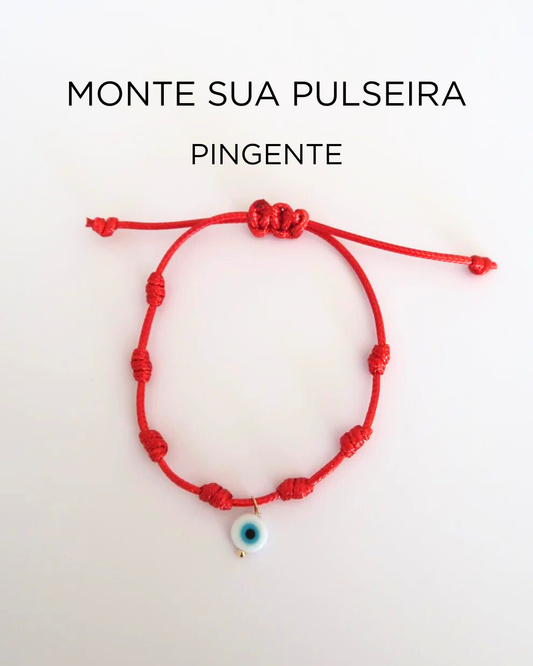 Pingente olho grego branco