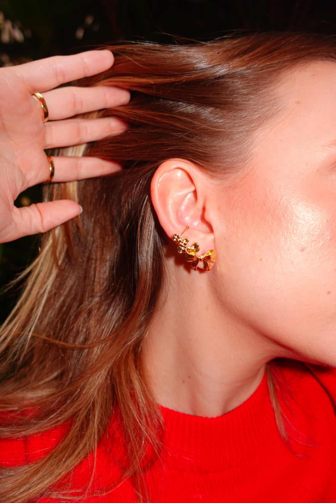 Brinco Earcuff laço