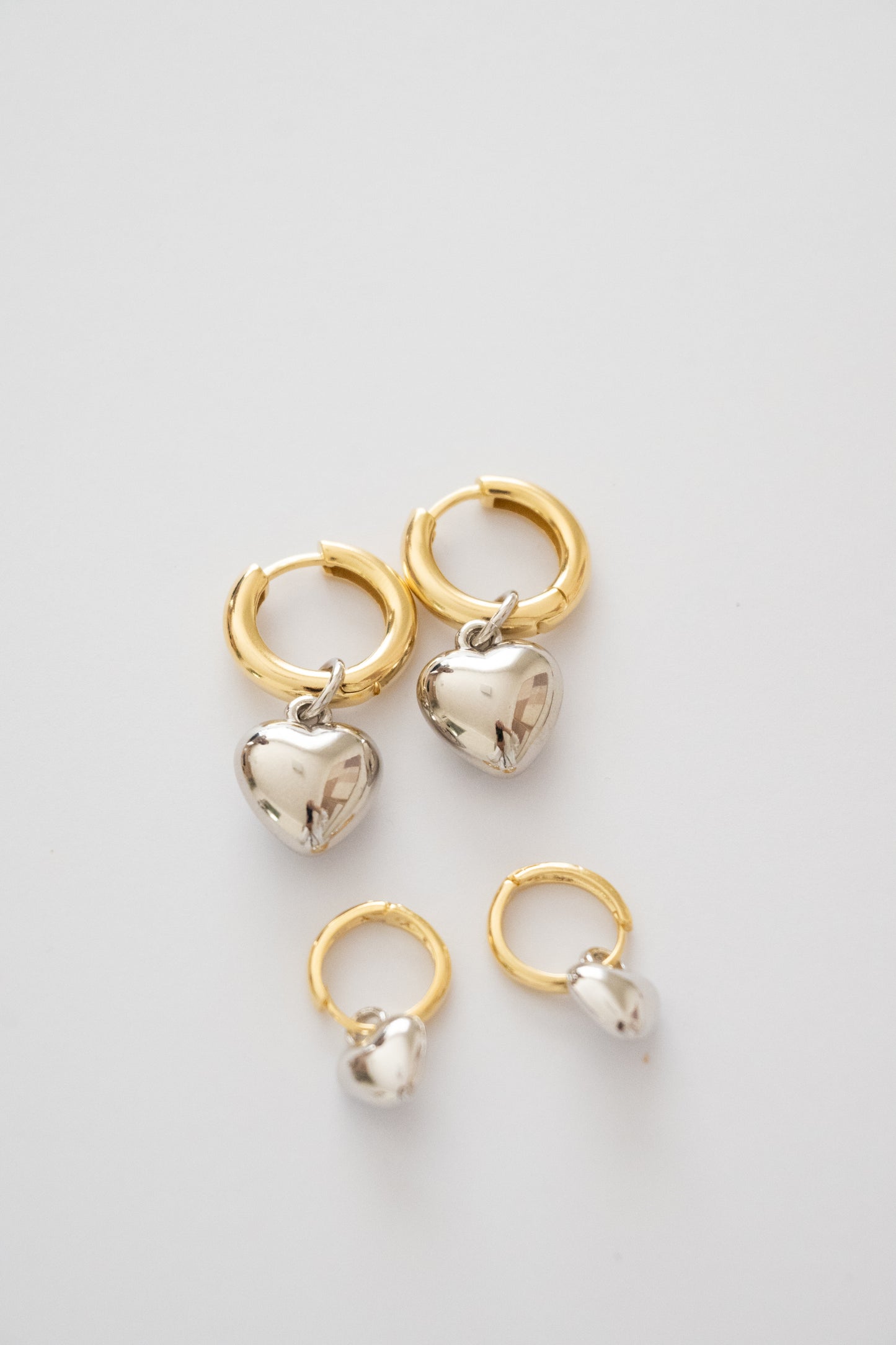 Mini argola coração