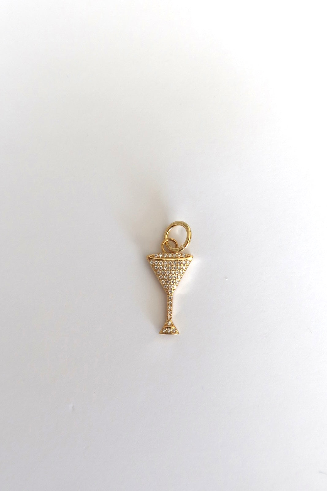 Pingente Martini cravejado