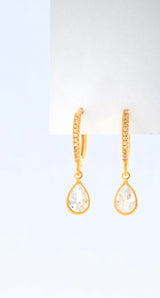 Argola gota zircônia