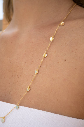 Colar longo medalhas