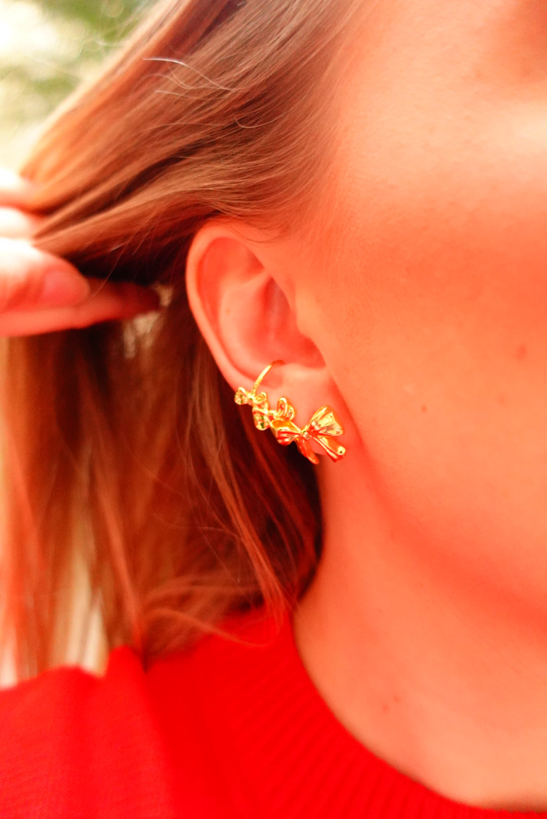Brinco Earcuff laço