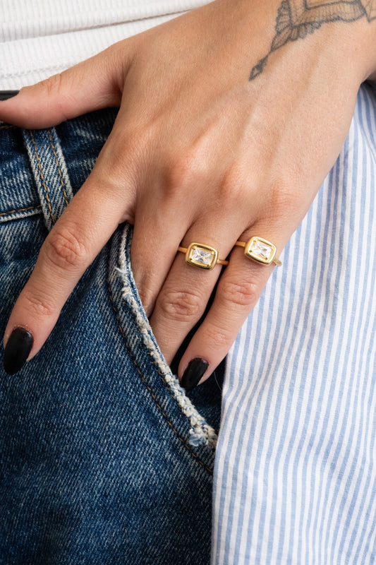 Anel classic ajustável