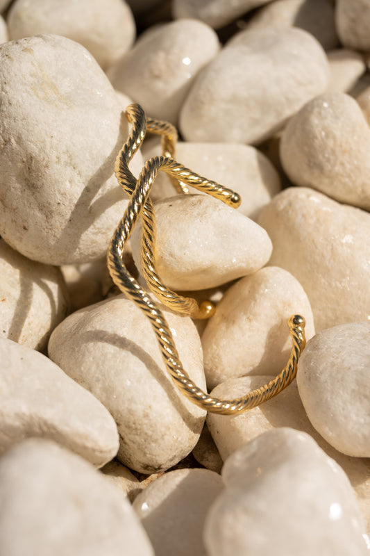 Bracelete wave texturizado