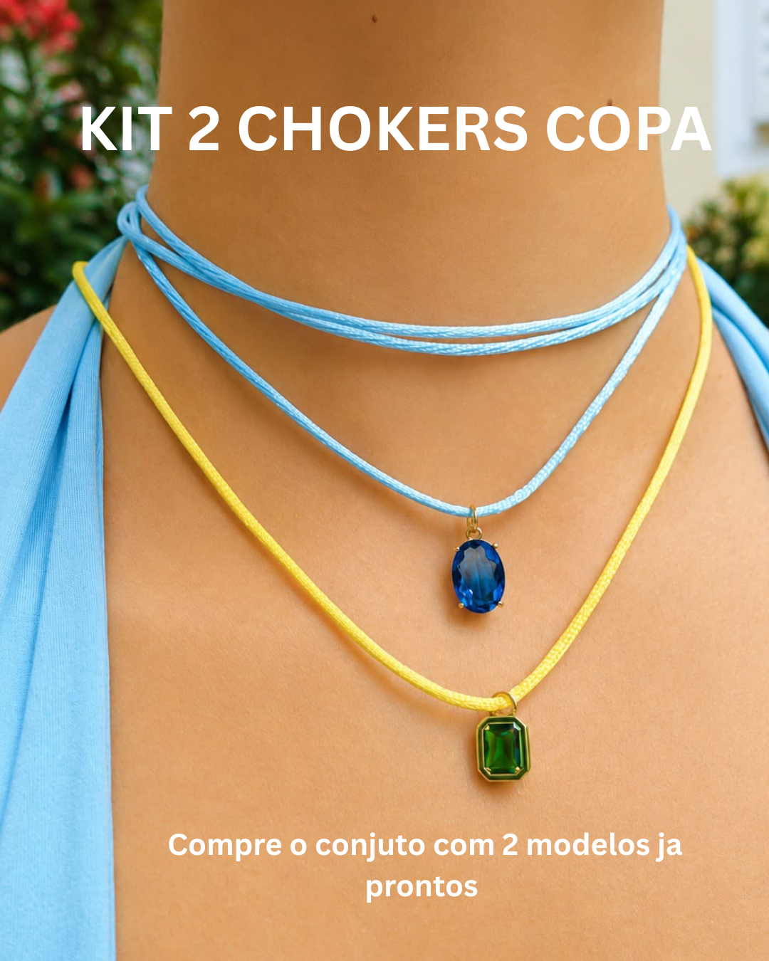 KIT 2 chokers Copa