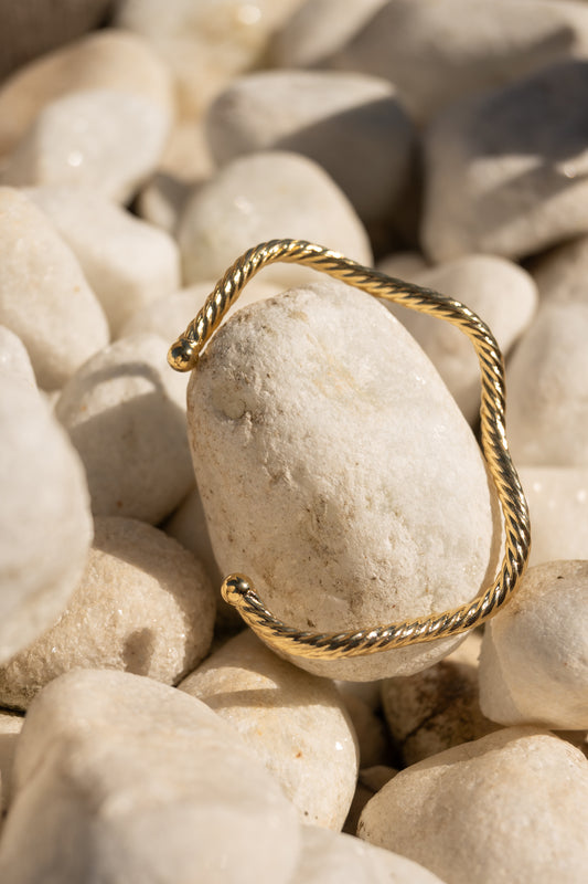 Bracelete wave texturizado