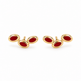 Brinco Dots Vermelho