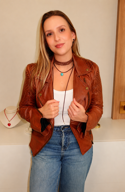Choker Pingente Turquesa