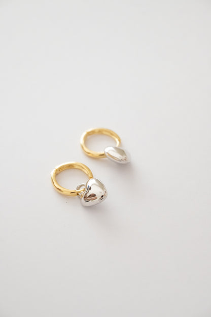 Mini argola coração