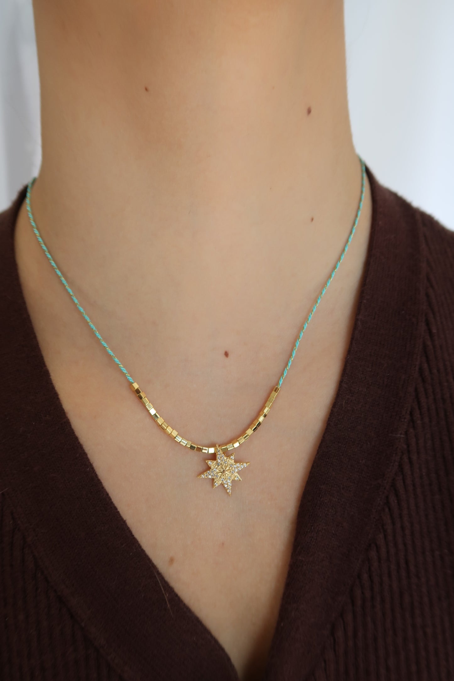 Colar estrela Azul
