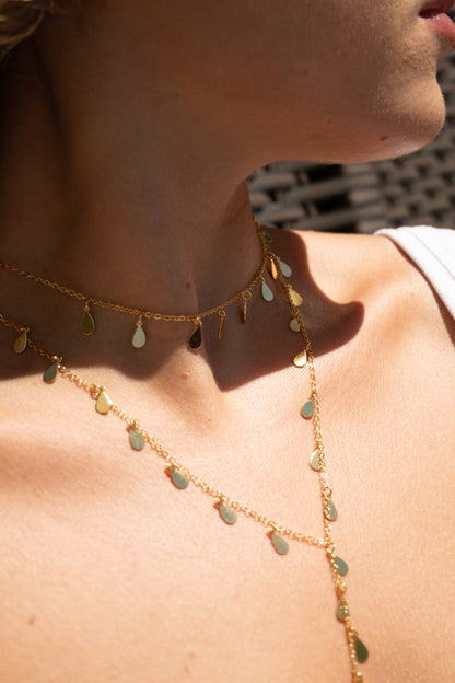 Colar gravatinha gota