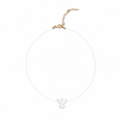 Colar Fio de Nylon Espirito Santo