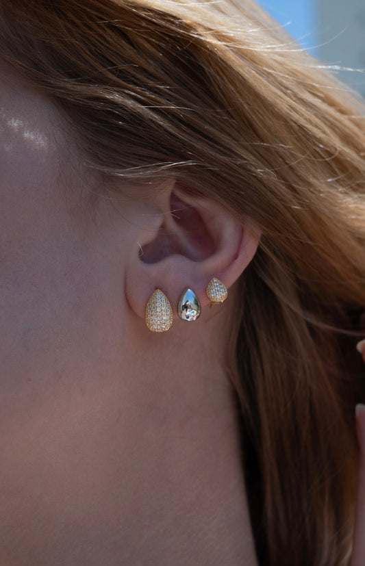 Trio gotas cravejado