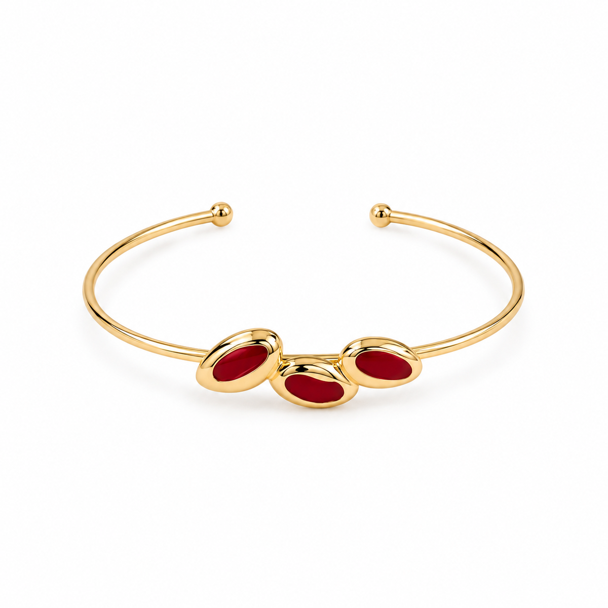 Bracelete Dots Vermelho