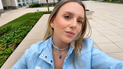 Choker Pedra Azul
