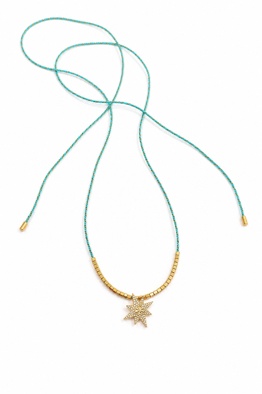 Colar estrela Azul
