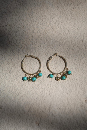 Argola Gypsy Turquesa